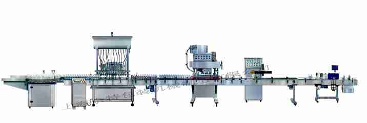 GZF-12L灌裝線直列式裝機(jī)、自動(dòng)鎖蓋機(jī)、鋁箔封口、貼標(biāo)灌裝線